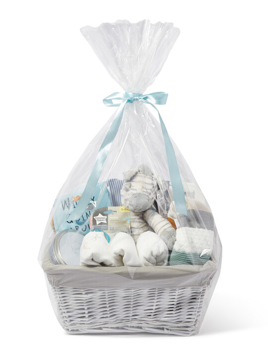 Baby Gift Hamper – 7 Piece with Bear Print Sleepsuit image number 2